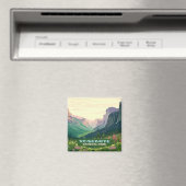 ヨセミテナショナルパークバレーハーフドーム マグネット (インサイチュ (食洗機))