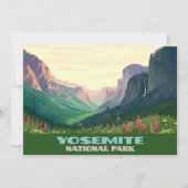 ヨセミテナショナルパークバレーハーフドーム 招待状 (裏面)