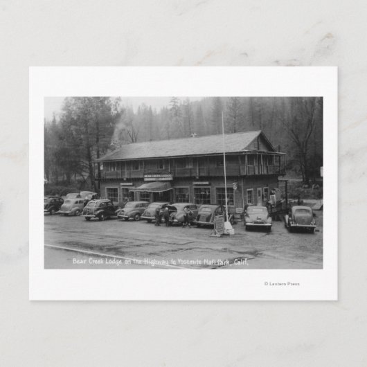 ヨセミテナショナルパークベアークリークロッジ ポストカード (正面)