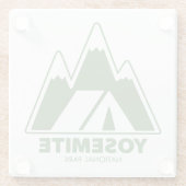 ヨセミテナショナルパークマウンテンズキャンプ ガラスコースター (裏面)