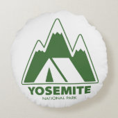 ヨセミテナショナルパークマウンテンズキャンプ ラウンドクッション (裏面)