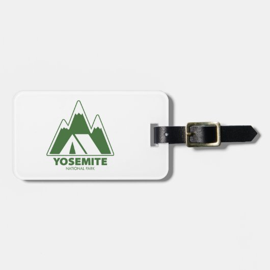 ヨセミテナショナルパークマウンテンズキャンプ ラゲッジタグ (正面横)