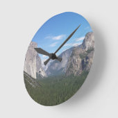 ヨセミテナショナルパークマウンテンバレーシーニック ラウンド壁時計 (傾斜)