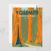ヨセミテナショナルパークマリポサグローブカリフォルニア ポストカード (正面/裏面)