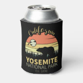 ヨセミテナショナルパークレトロサンセットマウンテン 缶クーラー (缶裏面)