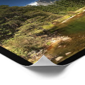 ヨセミテナショナルパーク&ハーフドーム写真 ポスター (角)