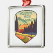 ヨセミテハイルートカラー メタルオーナメント (左)