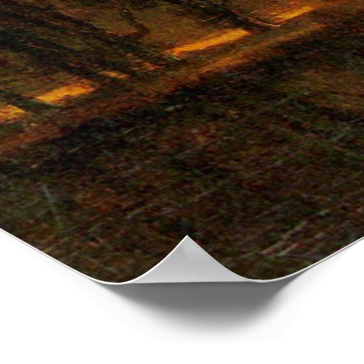 ヨセミテバイビエルシュタットの谷 ポスター (角)