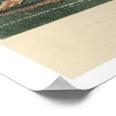 ヨセミテバレーカリフォルニアのビュー ポスター (角)