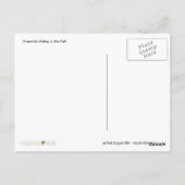 ヨセミテバレーポストカード ポストカード (裏面)