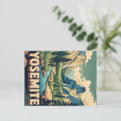 ヨセミテバレー国立公園 ポストカード (スタンド正面)