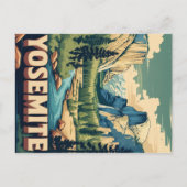 ヨセミテバレー国立公園 ポストカード (正面)