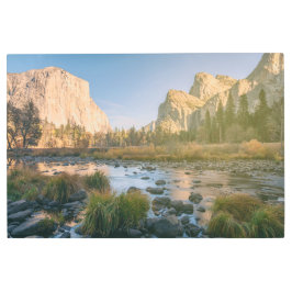 ヨセミテバレー夕べ メタルプリント