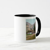 ヨセミテバレー店と郵便局 マグカップ (正面右)