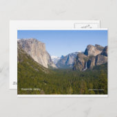 ヨセミテバレー4月カリフォルニア製品 ポストカード (正面/裏面)