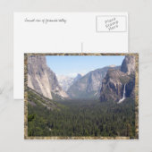 ヨセミテバレー ポストカード (正面/裏面)