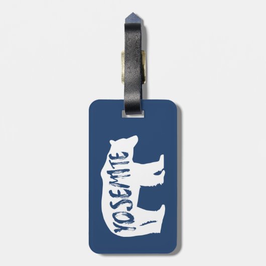 ヨセミテベア ラゲッジタグ (裏面縦)