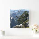 ヨセミテマウンテンビューinヨセミテ国立公園 スクエア壁時計 (ホーム)