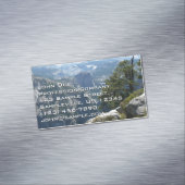 ヨセミテマウンテンビューinヨセミテ国立公園 マグネット名刺 (インサイチュ)