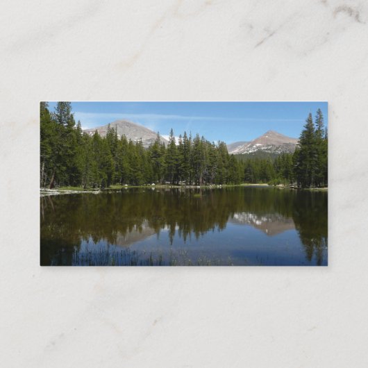 ヨセミテレイク反射 名刺 (裏面)