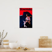 ヨセミテヴィンテージポスターヨセミテ（カリフォルニア州） ポスター (キッチン)