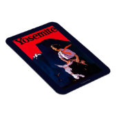 ヨセミテヴィンテージポスターヨセミテ（カリフォルニア州） マグネット (右側)