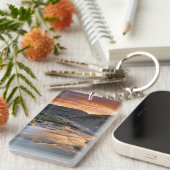 ヨセミテ上の山脈波 キーホルダー (正面右)