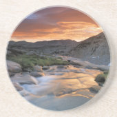 ヨセミテ上の山脈波 コースター (正面)