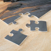 ヨセミテ上の山脈波 ジグソーパズル (側面)