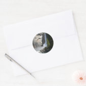 ヨセミテ低秋ヨセミテ国立公園 ラウンドシール (封筒)