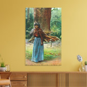 ヨセミテ先住民のメアリ運ー キャンバスプリント (インサイチュ (リビング))