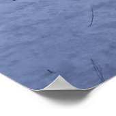 ヨセミテ冬の風景 ポスター (角)