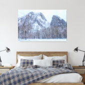 ヨセミテ冬 キャンバスプリント (インサイチュ (寝室))