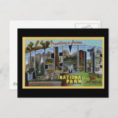 ヨセミテ国立公園からこんにちは ポストカード (正面/裏面)