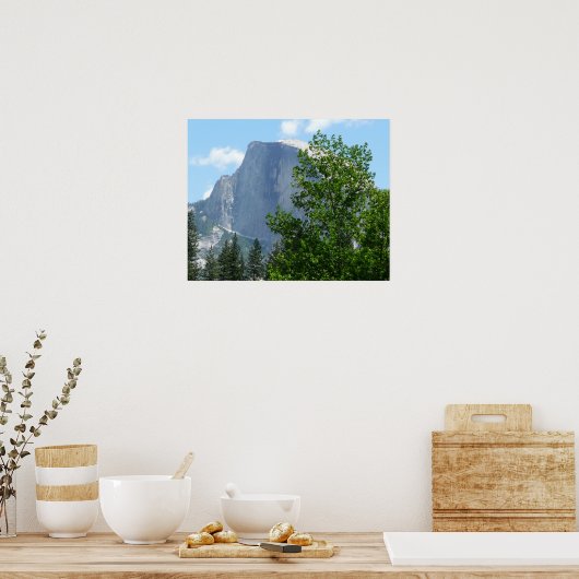 ヨセミテ国立公園から夏のハーフドーム ポスター (キッチン)