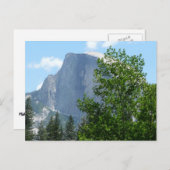 ヨセミテ国立公園から夏のハーフドーム ポストカード (正面/裏面)
