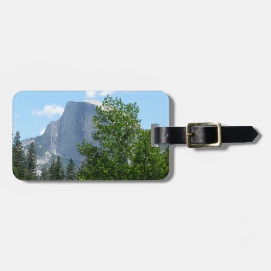 ヨセミテ国立公園から夏のハーフドーム ラゲッジタグ (正面横)