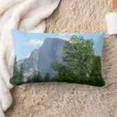 ヨセミテ国立公園から夏のハーフドーム ランバークッション (ブランケット)
