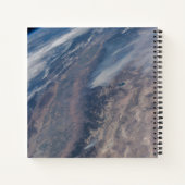 ヨセミテ国立公園とスタニスラウスフォレストでの火災 ノートブック (裏面)