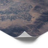 ヨセミテ国立公園とスタニスラウスフォレストでの火災 ポスター (角)