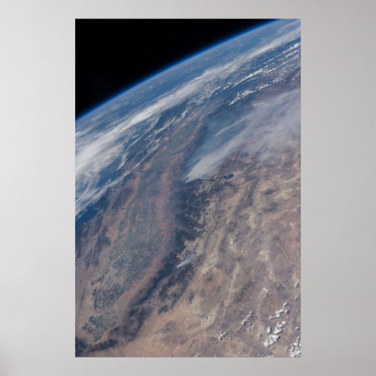 ヨセミテ国立公園とスタニスラウスフォレストでの火災 ポスター (正面)