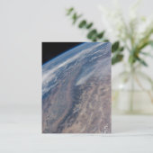 ヨセミテ国立公園とスタニスラウスフォレストでの火災 ポストカード (スタンド正面)