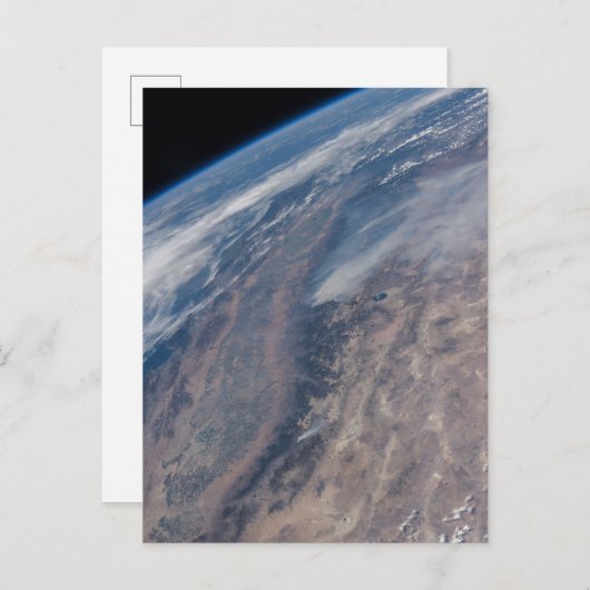 ヨセミテ国立公園とスタニスラウスフォレストでの火災 ポストカード (正面/裏面)