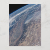 ヨセミテ国立公園とスタニスラウスフォレストでの火災 ポストカード (正面)