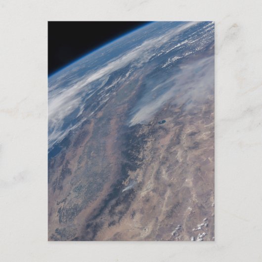 ヨセミテ国立公園とスタニスラウスフォレストでの火災 ポストカード (正面)