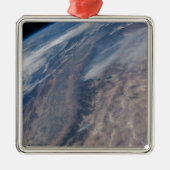 ヨセミテ国立公園とスタニスラウスフォレストでの火災 メタルオーナメント (正面)