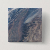 ヨセミテ国立公園とスタニスラウスフォレストでの火災 缶バッジ (正面)