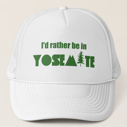 ヨセミテ国立公園に行きたい キャップ (正面)