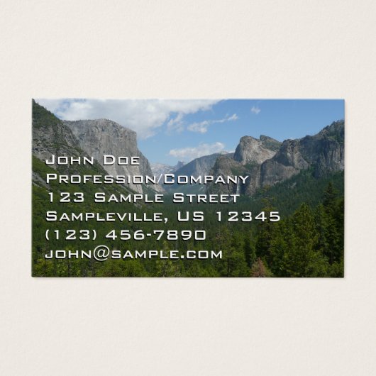 ヨセミテ国立公園のインスピレーションポイント (正面)