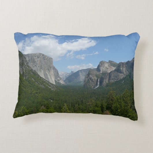 ヨセミテ国立公園のインスピレーションポイント アクセントクッション (裏面)
